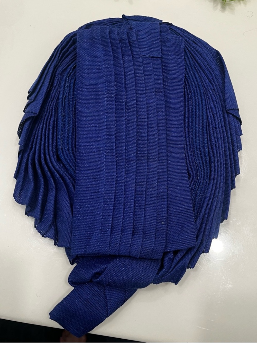 Royal Blue Gele Headwrap - Picture 4 of 4